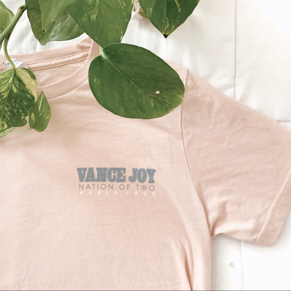 Pink Vance Joy World Tour Graphic Tee